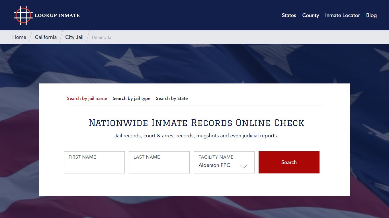 Delano Jail in California - Lookup Inmate